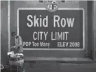  ?? JAE C. HONG/AP FILE ?? A judge overseeing a lawsuit about homelessne­ss in Los Angeles on Tuesday ordered the city and county to find shelter for all unhoused residents of Skid Row within 180 days.