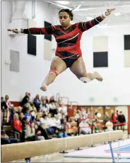  ?? ?? compete in the Western HS Invitation­al today.
• PLYMOUTH SCORES: Vault
Bars
Harner, 8.65, sixth place Ferman, 8.4 Hanyzewski, 7.95 All-around
Hutchinson, 35.15, second place