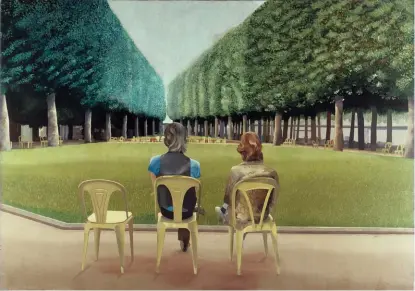 ??  ?? Le Parc des sources, Vichy, 1970