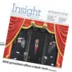  ??  ?? Coming in Sunday Insight: our editorial on Trump’s inaugural address “There was little that was original, eloquent or uplifting” in a speech that presented a dark portrayal of the state of the nation he will lead.