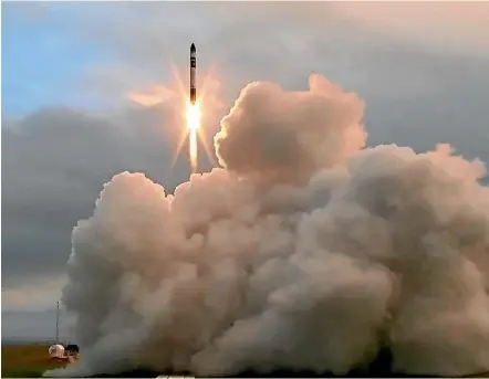  ??  ?? Rocket Lab launches satellites into space for the likes of Nasa, the United States military and private companies.