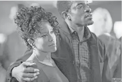  ?? Ryan Green / ABC via AP ?? Regina King, left, and Andre Benjamin in a scene from “American Crime,” airing Wednesdays on ABC. King won an Emmy for best supporting actress for her role on the show on Sept. 20, 2015.