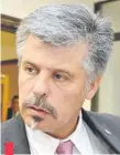  ??  ?? Arnaldo Giuzzio, ministro de la Secretaría Nacional Antidrogas (Senad). Recomendar­á al Ejecutivo el veto al proyecto de ley.