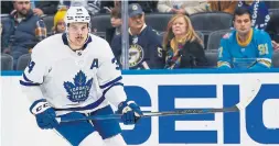  ?? BILLY HURST THE ASSOCIATED PRESS ?? Auston Matthews called his two-goal game in St. Louis on Saturday “a huge relief.” The Leafs centre had gone five games without a goal.