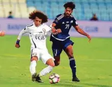  ?? Courtesy: AGL ?? Action from the match between Bani Yas and Al Ain in an Arabian Gulf League on Saturday.