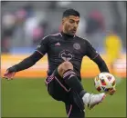  ?? AP FILE PHOTO ?? Luis Suarez, a prolific scorer in his own right, reunites with close friend and former Barcelona teammate Lionel Messi at Inter Miami.