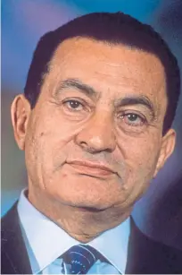  ?? Picture: Shuttersto­ck. ?? Mubarak: Removed in 2011.