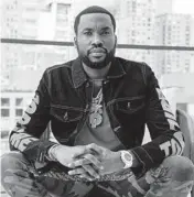  ?? ANDY KROPA/INVISION ?? Meek Mill, who is seen Sept. 22 in New York, recently released the album “Expensive Pain.”