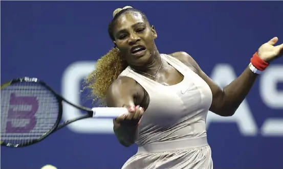  ??  ?? US superstar Serena Williams