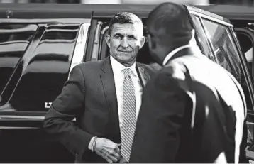  ?? CAROLYN KASTER/AP 2018 ?? Former national security adviser Michael Flynn is awaiting sentencing after pleading guilty to lying to the FBI.