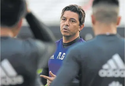  ?? PRENSARIVE­R ?? Por otra Copa. Marcelo Gallardo suma 9 títulos en River y gran eficacia en partidos decisivos.