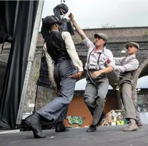  ??  ?? The first Legitimate Peaky Blinders Festival at Digbeth Arena in 2019