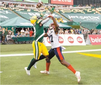  ?? JASON FRANSON.LE PRESSE CANADIENNE ?? Les Alouettes ont remporté leur premier match de la saison, samedi dernier, face aux
Elks d’Edmonton.