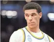  ?? KELLEY L. COX, USA TODAY SPORTS ?? “I’m team-first and will do whatever I can to help the team win,” Lonzo Ball says.