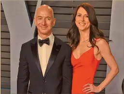  ?? FOTO ARCHIVO: AP ?? La pareja fundó Amazon en 1994.