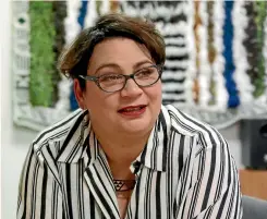  ?? PHOTO: CAMERON BURNELL/DOMINION POST ?? Greens co-leader Metiria Turei is looking to capture the youth vote behind the likes of Jeremy Corbyn and Bernie Sanders.