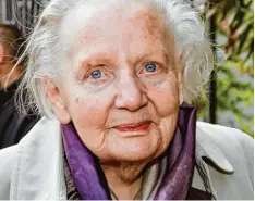  ?? Foto: Thomas Wirsching ?? Anneliese Wirsching ist am Sonntag im Alter von 102 Jahren in ihrem Haus in der Fi scherei in Dießen gestorben.