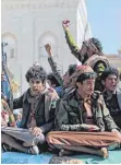  ?? FOTO: HANI AL-ANSI/DPA ?? Die Huthi-Rebellen kontrollie­ren viele Gebiete im Jemen.