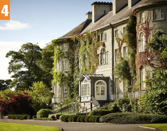  ??  ?? The Mount Juliet country estate in Thomastown, Co Kilkenny, is one of Ireland’s premier country house hotels