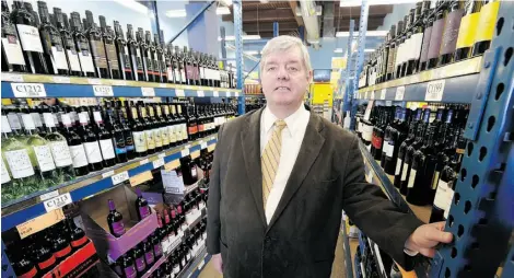  ?? Jlohn Lucas/edmonton Journa ?? Rocky Mountain Liquor CEO Peter Byrne says allowing liquor sales in Alberta grocery stores would be a “breach of trust.”