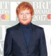  ?? PHOTO: JOHN PHILLIPS/GETTY IMAGES ?? Ed Sheeran was dressed casually during a performanc­e in Johannesbu­rg, South Africa