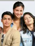  ??  ?? From left: Kiko Estrada, Julie Anne San Jose and Gil Cuerva