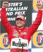  ?? FOTO: HEIKKI SAUKKOMAA/LEHTIKUVA ?? Michael Schumacher krävde mycket av alla inom stallet men allra mest av sig själv.