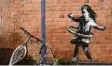  ?? Foto: dpa ?? Ein neues Bild des Street‰Art‰Künstlers Banksy in Nottingham.