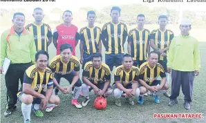  ??  ?? PASUKAN TATAP FC.