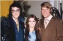  ??  ?? 1. 1970s icons Elvis and Priscilla Presley with Campbell 2. Carl Wilson and fill-in Beach Boy Campbell in 1965 3. With True Grit co-star John Wayne in 1974 4. Kim and Glen in the early years 5. Shannon, Kim, Glen, Ashley and Cal Campbell at the Grammys in 2012