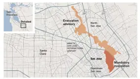  ?? Kyle Kim ?? Sources: city of San Jose, Mapzen, OpenStreet­Map