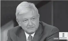  ??  ?? Justifica iniciativa. En entrevista con Ciro Gómez Leyva, Andrés Manuel López Obrador pidió a los críticos de su plan de seguridad tenerle confianza.