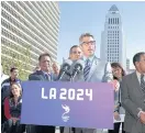  ??  ?? LA bid chief Casey Wasserman.