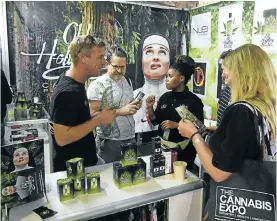  ?? Picture: Brenton Geach/Gallo Images ?? Cannabis is one of the new industries the government should use to diversify economic participat­ion. Here, customers visit a Cannabis Expo in Cape Town.