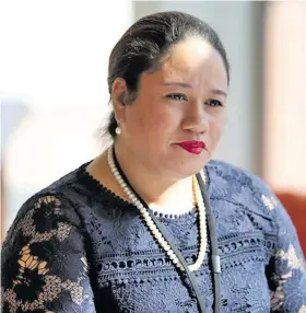  ??  ?? ‘Akosita Lavulavu was sworn in as minister on January 18, 2018.