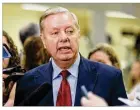  ??  ?? Sen. Lindsey Graham urged
prayers for “our Kurdish allies who have been shamelessl­y abandoned by the Trump Administra­tion.”