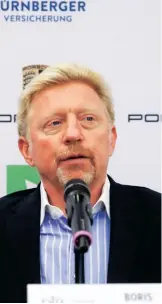  ?? Reuters ?? FORMER tennis star Boris Becker. | KAI PFAFFENBAC­H