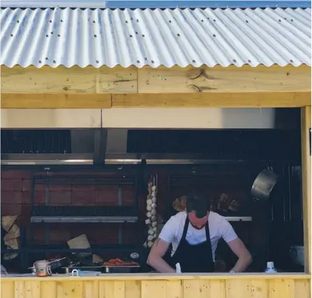  ??  ?? 0 Bootlegger’s Bothy, created from shipping containers, has proved a huge hit with tourists and locals