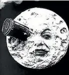  ??  ?? Le Voyage dans la Lune Georges Melies 1902. ‘‘One in the eye for truth and recording reality.’’