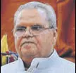  ??  ?? J&amp;K governor Satya Pal Malik