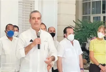  ??  ?? El Presidente Luis Abinader participó en varias actividade­s en Puerto Plata.