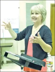  ?? COURTESY PHOTO ?? Prudence Hagan
is the new director of the ArkAppella Show Chorus, a chapter of Sweet Adelines Internatio­nal. She’ll be guest of honor at an open house and meet-the-director event at 7 p.m. Tuesday at Peace Lutheran Church in Rogers.