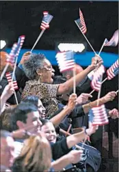  ?? SCOTT STRAZZANTE/ TRIBUNE NEWSPAPERS PHOTO ?? In the 2012 and 2008 elections, 96 percent of AfricanAme­rican female voters cast ballots for Barack Obama.