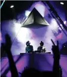  ??  ?? Daft Punk perform at Coachella, 2006. Photograph: Spencer Weiner/Los Angeles Times/Getty Images