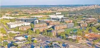  ?? [THE OKLAHOMAN ARCHIVES] ?? Chesapeake, its campus near Nichols Hills shown here, moved closer to exiting bankruptcy late Wednesday when a judge gave approval of its exit plan. CEO Doug Lawler said the ruling marked “a critical milestone” in the company's future.