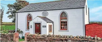  ??  ?? Conversion: A chapel in Maryport, Cumbria, priced at £209,950 your-move.co.uk