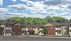  ?? HERMAN & KITTLE PROPERTIES INC. ?? Lakeview at Franklin senior apartments is among the Wisconsin projects receiving federal tax credits to help finance affordable housing.