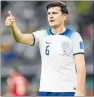  ?? PHOTO / AP ?? Harry Maguire should be fit for the England side.