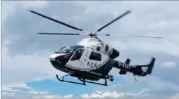  ?? Picture: KAA ?? Kent Air Ambulance will continue to operate from Marden and Redhill