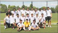  ?? Contribute­d Photo ?? The Old Greenwich-Riverside Community Center Greenwich U19 boys premier team squad included: top row, left to right, coach Leigh Parsons, Shun Sakai, Jack Febles, Thomas Streiff, Daniel Bourgeois, Kai Jennings, Fabion Suarez-Becker, Rodone McKenzie, Santiago Gil and Lucas Ojea-Quintana. Middle Row, left to right, Daniel Ubal Barrientos, Connor Skowron, Kevin Bravo, Elliot Carlson, Woojin Kwak, Sasha Burnett, Benjamin Hickman and Chase Kirkpatric­k. Bottom Row: Chris Cruz Reyes, Daniel Acebo and Jose Garcia-Mina Penaranda.